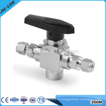 Stainless steel 3pcs o-ring ball valve